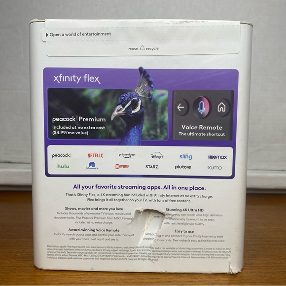 Xfinity Flex TV Stream Box 4K ⭐️ FACTORY SEALED ⭐️ NEW - Picture 2 of 4